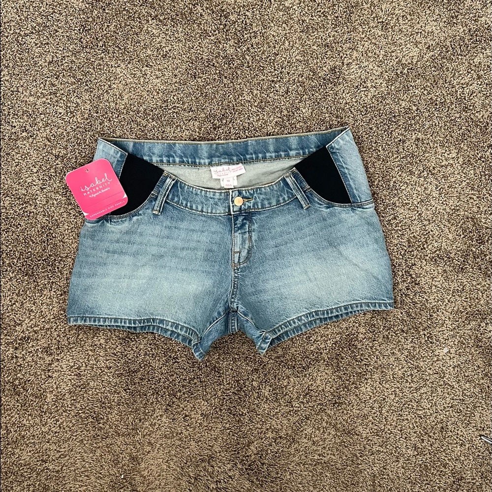 Maternity Midi Short with Side Panels